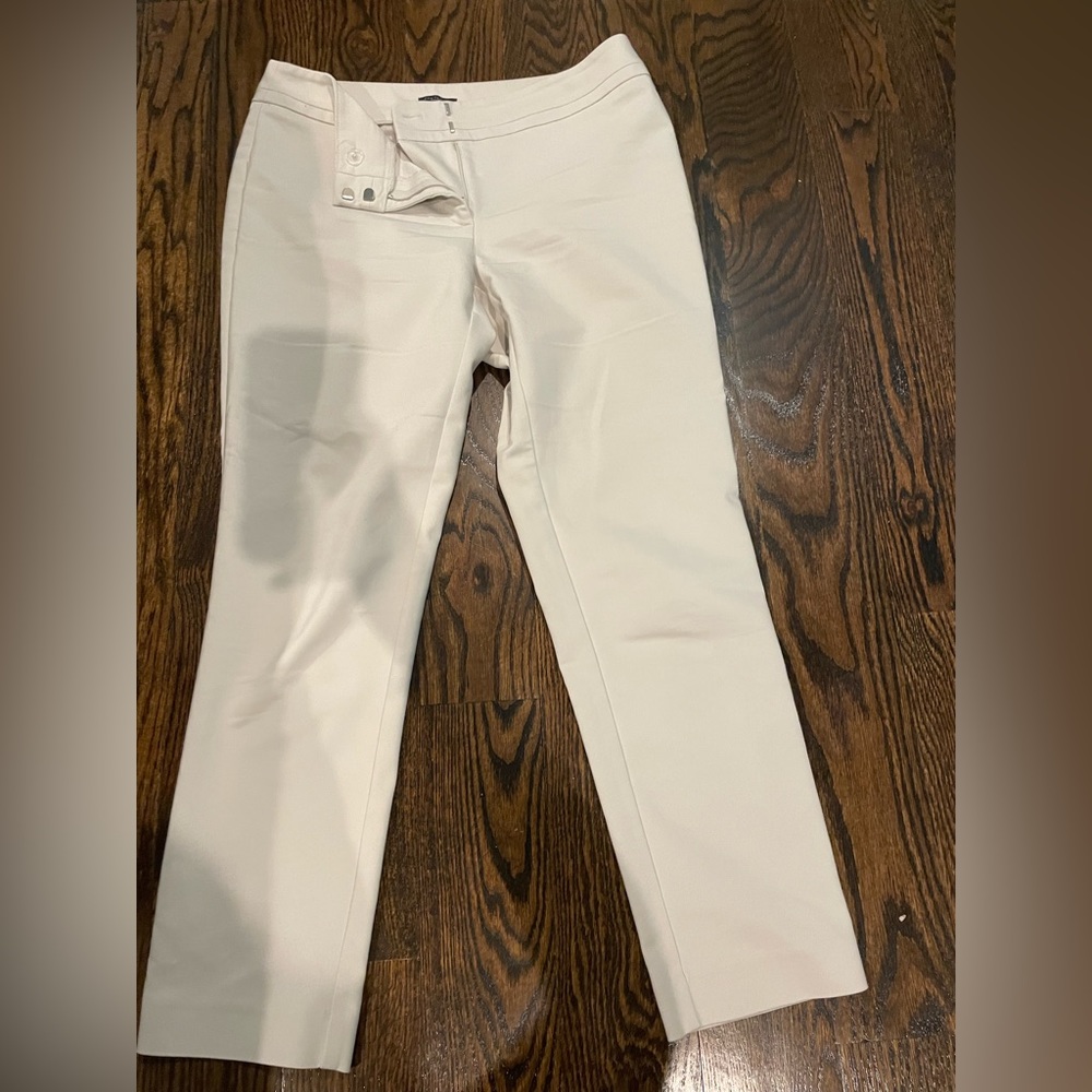 Cropped Tan Ann Taylor Pants.